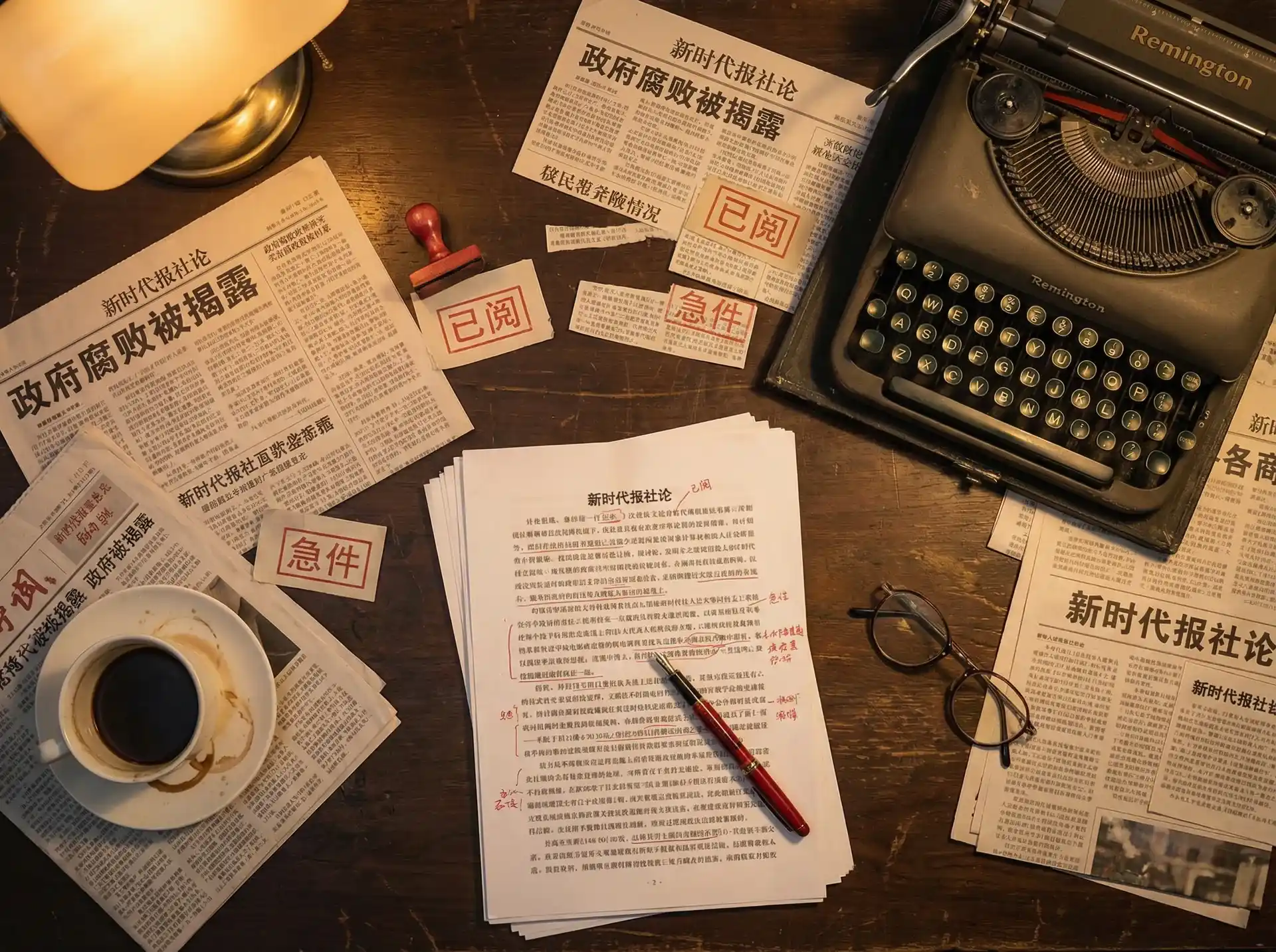 媚黑-潮流资讯平台|独家内容|时尚互动社区 - 报社编辑部工作场景